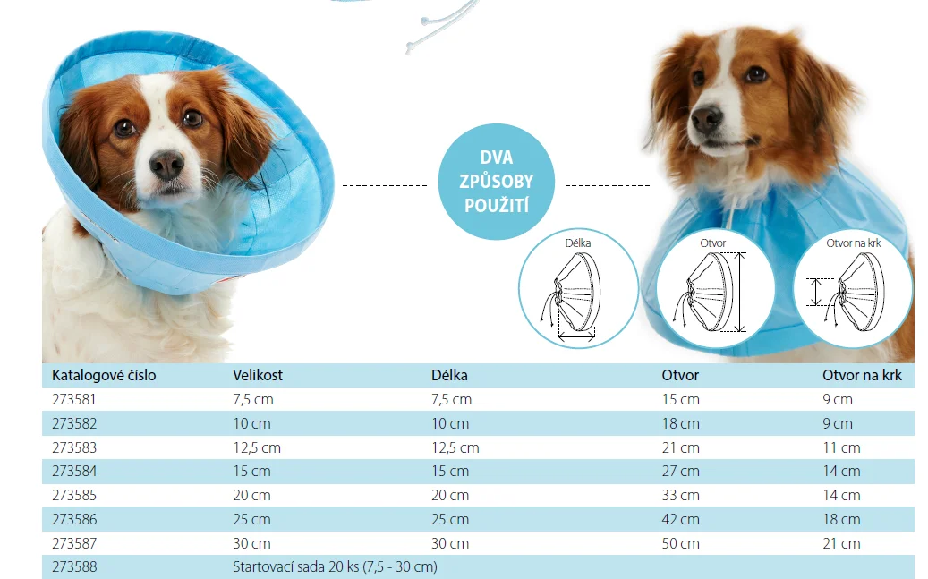 KRUUSE Límec ochranný BUSTER Soft Flex Collar 12,5cm