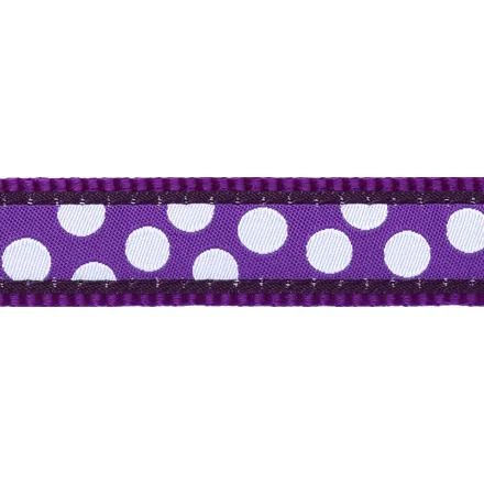 Obojek pro kočky - White Spots on Purple
