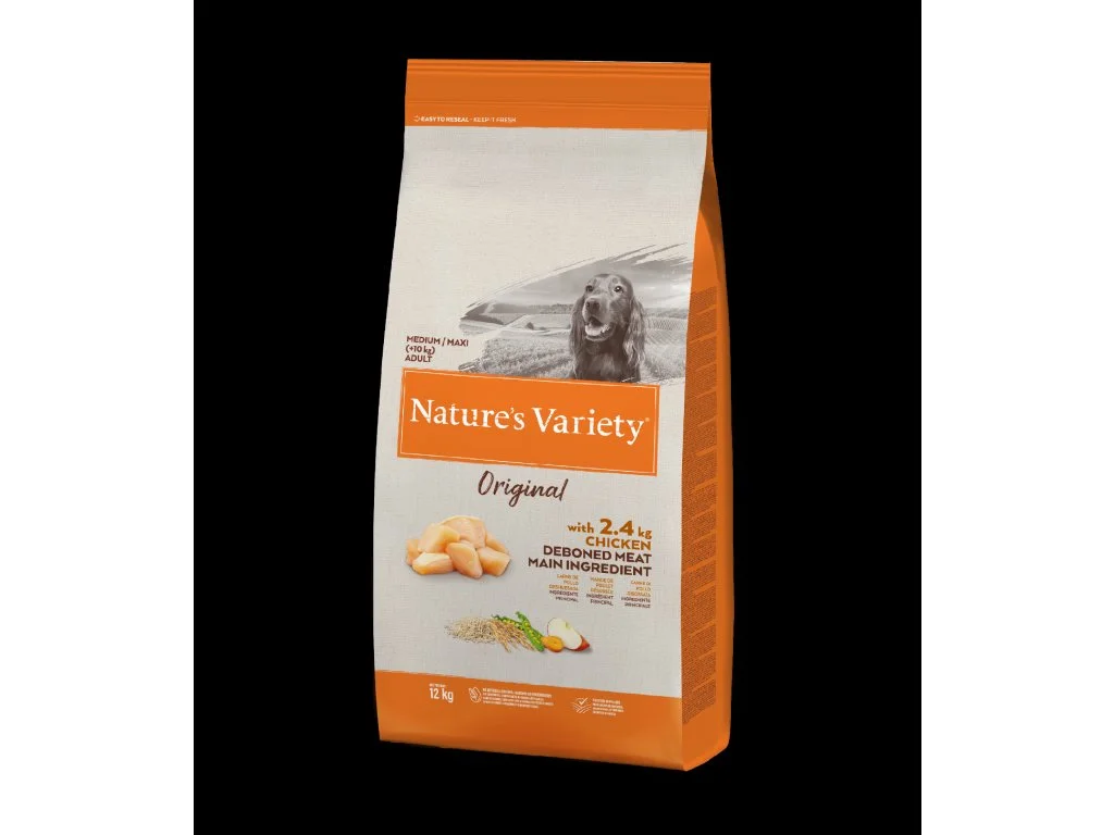 Natures Variety Nature´s variety orig. med. ad. dog kureci 12kg