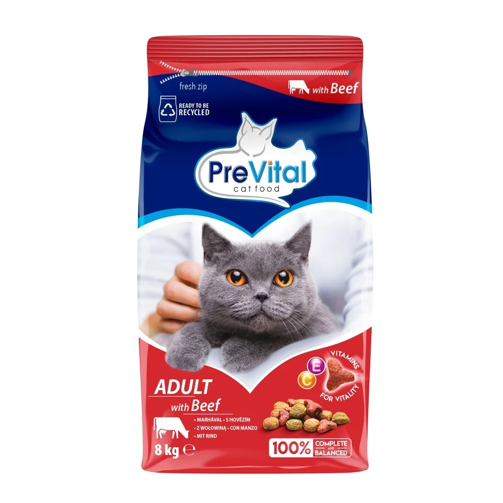 PreVital Granule hovězí pro kočky