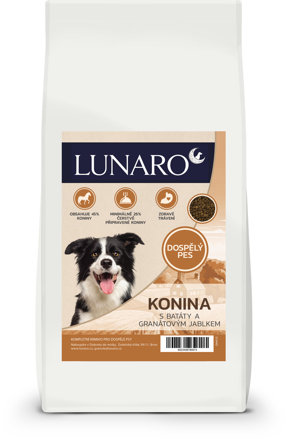 Lunaro Quite Plane Adult 6kg - kůň s batáty