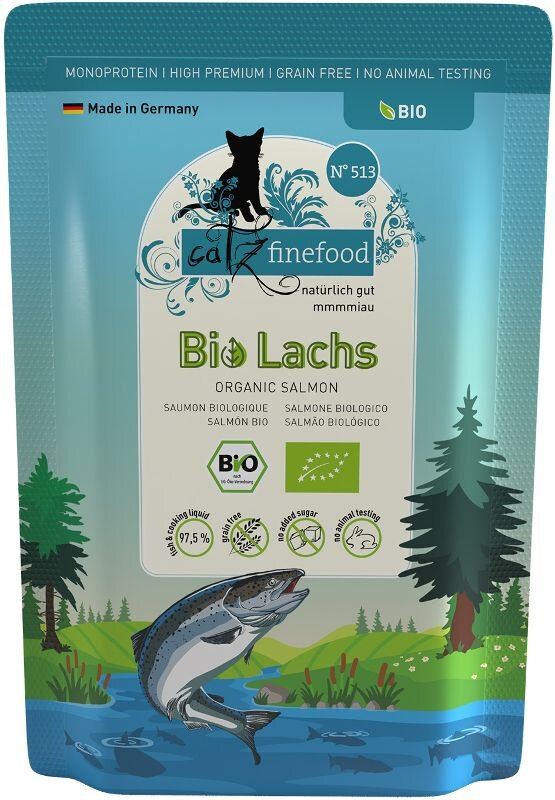 Kapsička CF Bio No.513 - s lososem 85 g