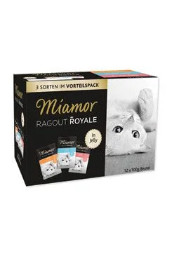 Kapsičky MIAMOR Ragout Royale krůta, losos, telecí v želé multipack 1200 g