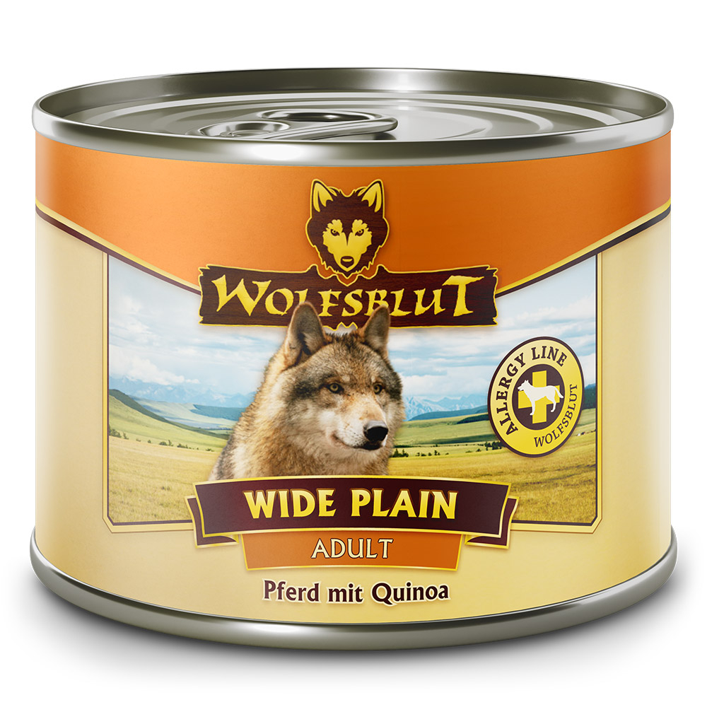 Wolfsblut konz. Wide Plain Quinoa Adult 200g - kůň a quinoa