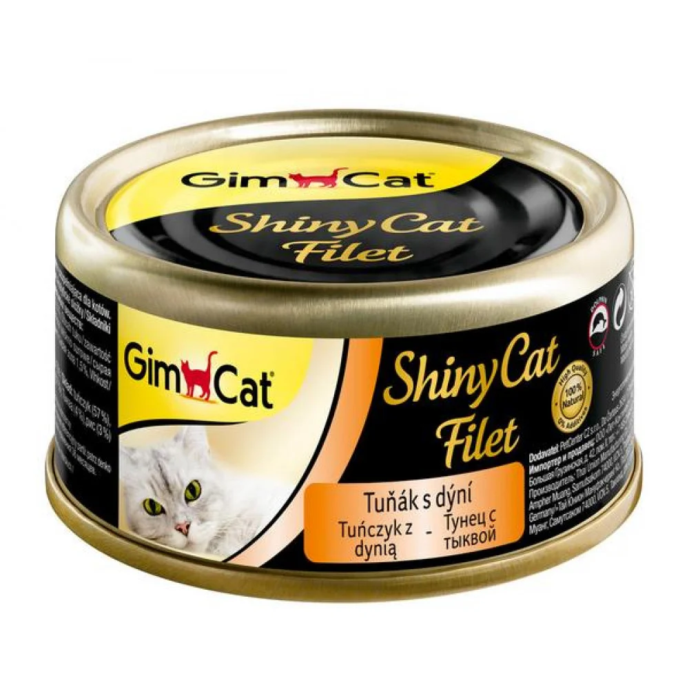 Gimpet ShinyCat filet tuňák s dýni 70g