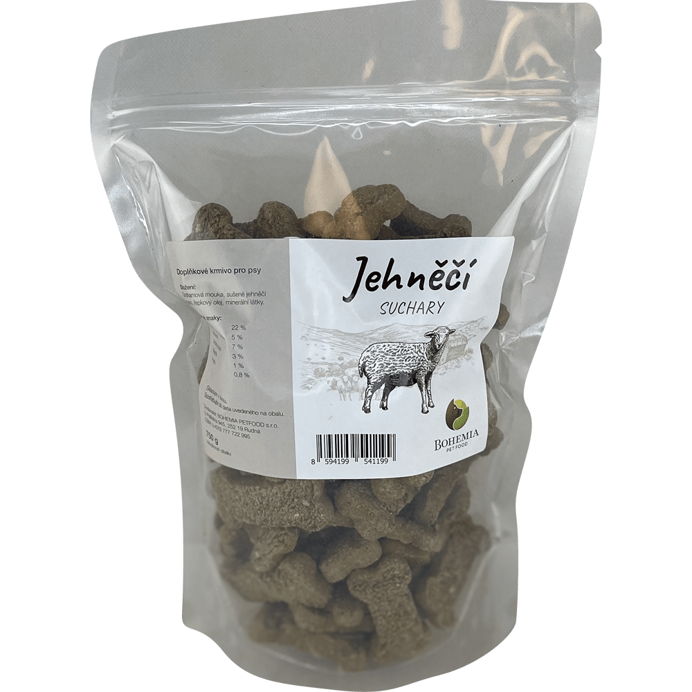 Bohemia Pet Food BOHEMIA Jehněčí suchary 750g