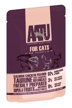 AATU Cat Salmon n Chicken n Prawn kaps. 85g (5x)