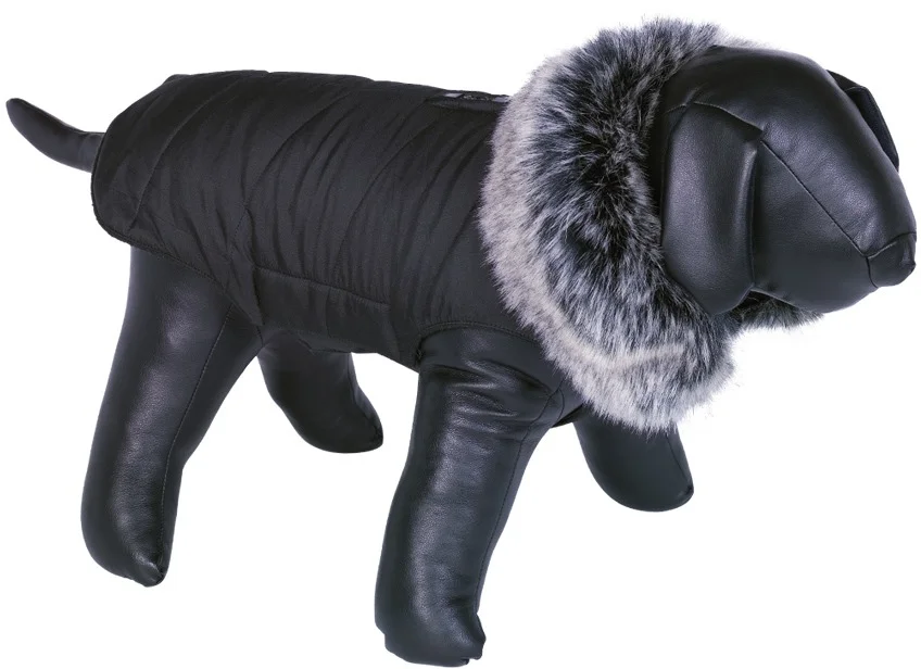 Nobby ADUA obleček pro psa černá s kožíškem 29cm