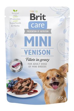 Kapsička BRIT Care Mini Venison fillets in gravy 85 g