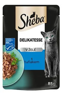 Sheba Delikatesse v Želé s Tuňákem - 85g