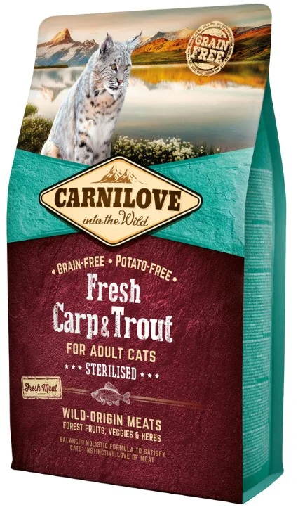 Carnilove Cat Fresh Carp & Trout Sterilised Adult 2kg