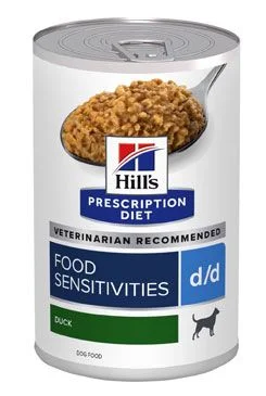 Hill’s Can. PD D/D Food Sensitiv. Duck&Rice Konz. 370g