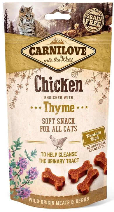 Carnilove Cat Semi Moist Snack Chicken&Thyme 50g