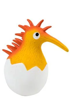 Hračka pes BABY latex,pískací,oranžová KW 12 cm