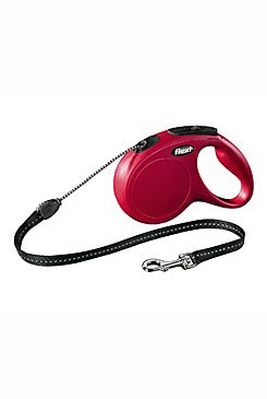 Vodítko FLEXI Classic NEW lanko 5 m/ 12 kg červená