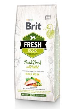 Brit Fresh Duck with Millet Adult Run & Work 12 kg