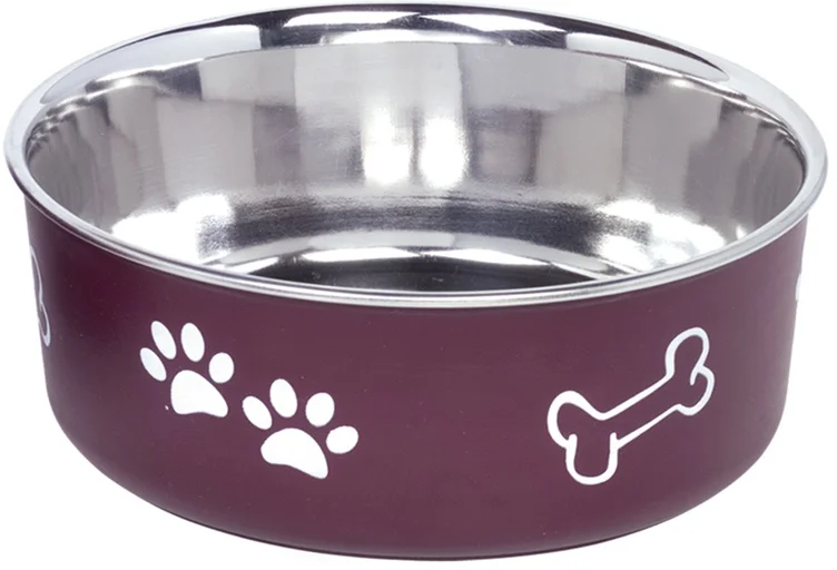 Nobby Fusion nerez miska s plast. opláštěním červená 16cm 940ml