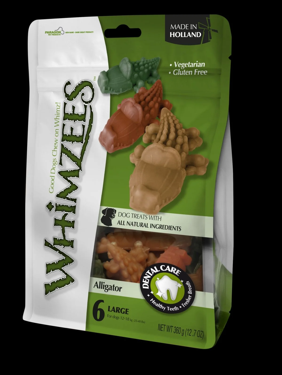 Whimzees Dental Aligator L  60g 6ks