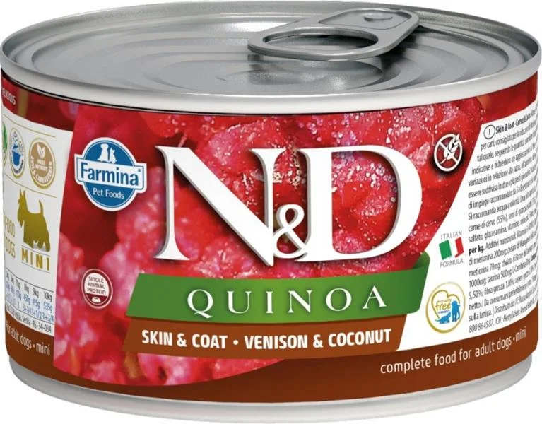KONZERVA N&D DOG QUINOA VENISON & COCONUT 140g