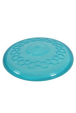 Hračka pes FRISBEE TPR POP tyrkysová 23 cm