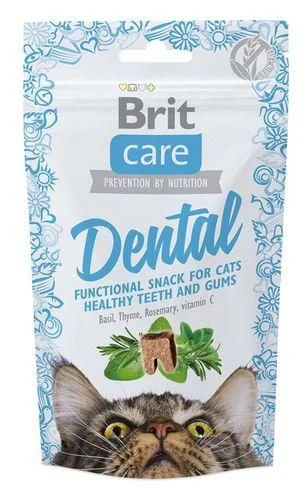Brit Care Cat Snack Dental  50g