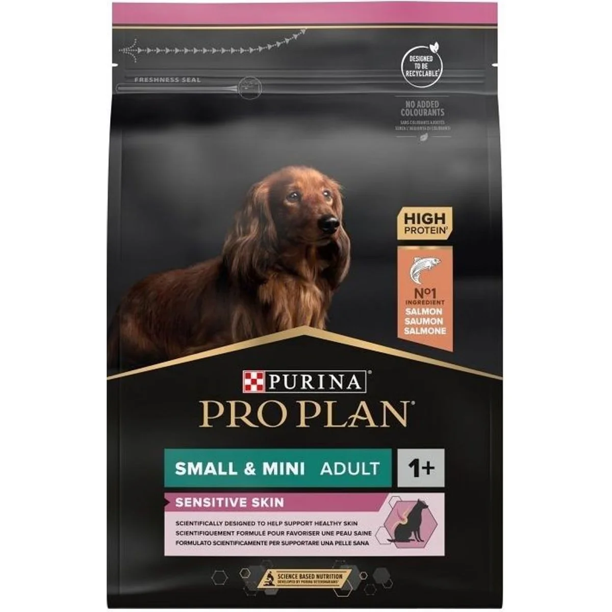 PRO PLAN Dog Adult Sm&Mini Sens.Skin 3 kg