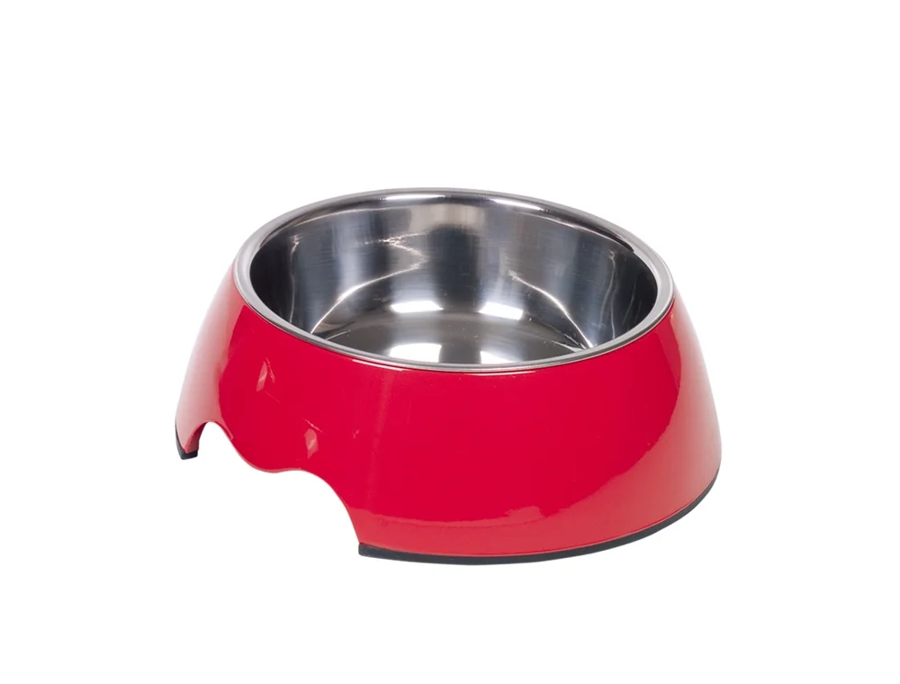 Nobby Nobly miska v pouzdře 350ml červená