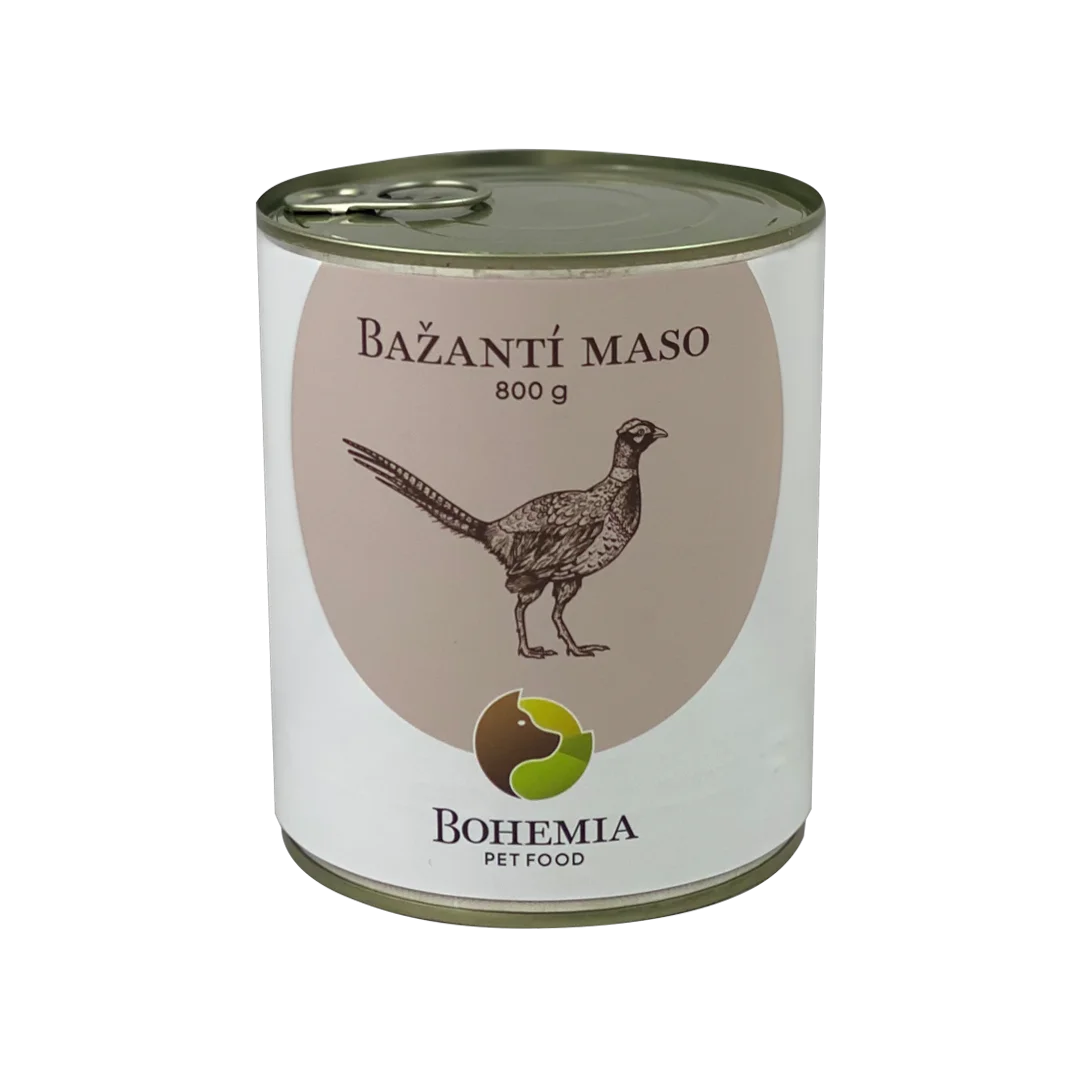 Bohemia Pet Food BOHEMIA Bažantí maso ve vlastní šťávě 800g