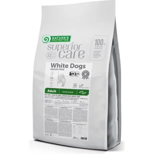 Nature’s Protection Dog Dry Superior Care Adult SB White GF Insect 10 kg