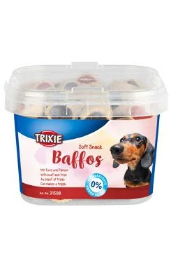 Soft Snack BAFFOS mini kolečka hovězí,dršťky,pl.kelímek 140 g