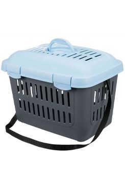 Transportní box MIDI CAPRI 44x33x32cm max.do 5kg TRIXIE,  - modro/šedá 1 ks