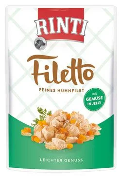 Rinti Dog Filetto kapsa kuře+zelenina v želé 100 g