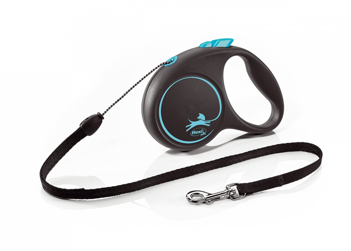 Flexi.de Vodítko Flexi Black Design S 5m (max 12kg) lanko modré