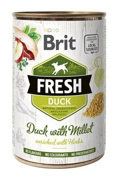 Brit Dog Fresh konz Duck with Millet 400 g