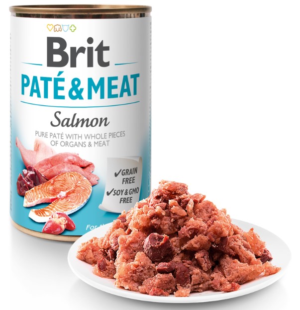 Konzerva BRIT Paté & Meat Salmon 800 g