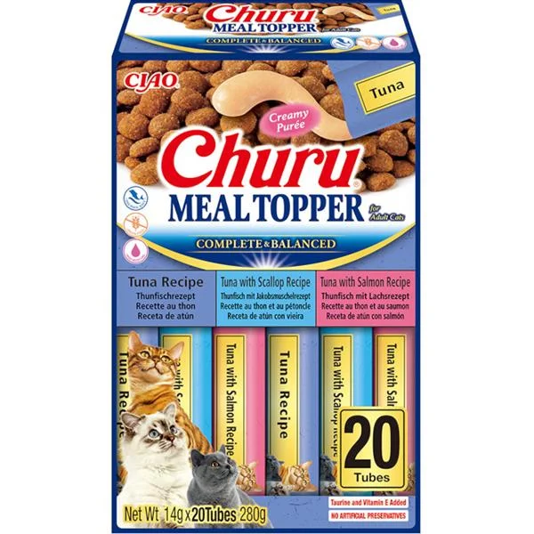Inaba Churu Cat meal topper tuňák multipack 20x14g