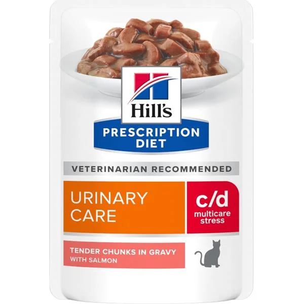 Hill's Precription Diet Hill's Prescription Diet Feline c/d kapsička Salmon Urinary Stress 12 x 85 g