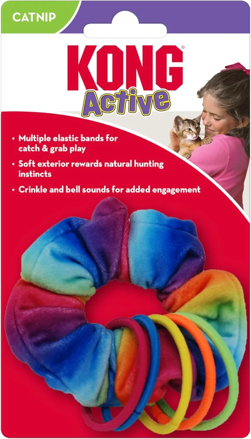 Hračka cat KONG  Active Scrunchie 1 ks