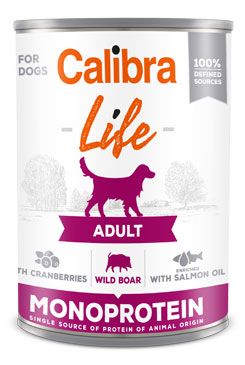 Calibra Dog Life  konz.Adult Wild boar with cran. 400 g