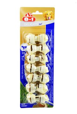 Kosti 8in1 Beef Delights žvýkací XS 7 ks