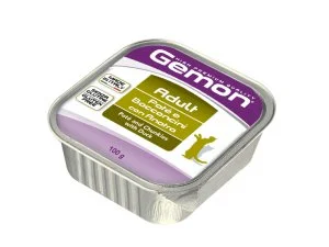 GEMON Cat HP paštika s kousky kachna 100g/32bal