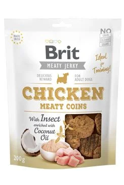 Brit Jerky Chicken with Insect Meaty Coins 200 g