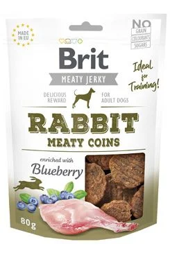 Brit Jerky Rabbit Meaty Coins 80 g