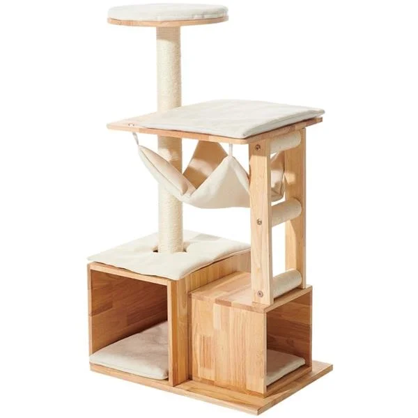 Nobby Ligno moderní škrabadlo ze dřeva 60x40x108cm