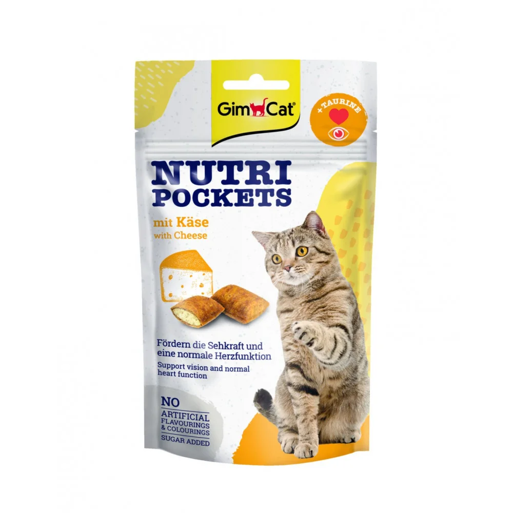 Gimcat Nutri Pockets se sýrem  60g