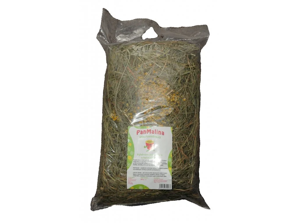 PANMALINA Seno luční výběrové s heřmánkem pro hlodavce 450 g