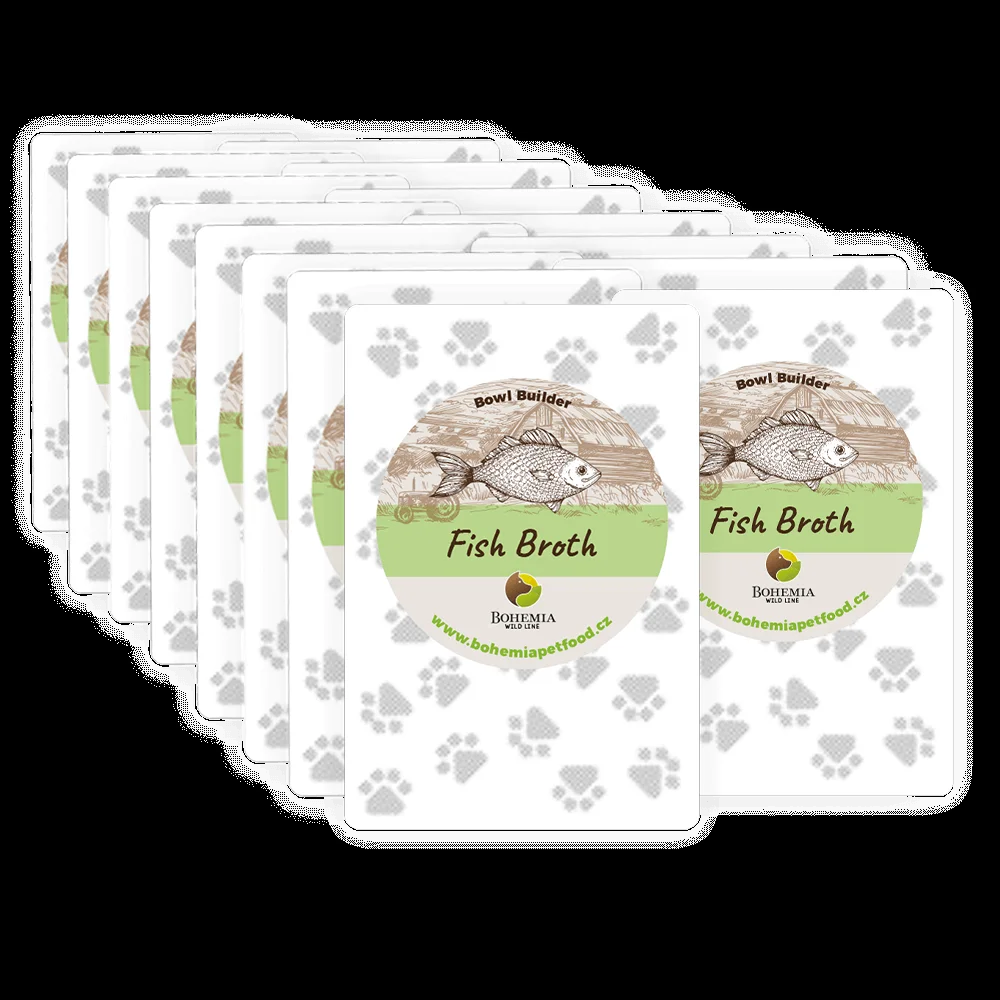 BOHEMIA Fish Broth rybí vývar pro psy BOX 15x100 ml