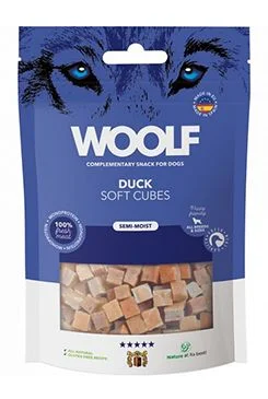 WOOLF pochoutka Soft Cubes Duck  100g