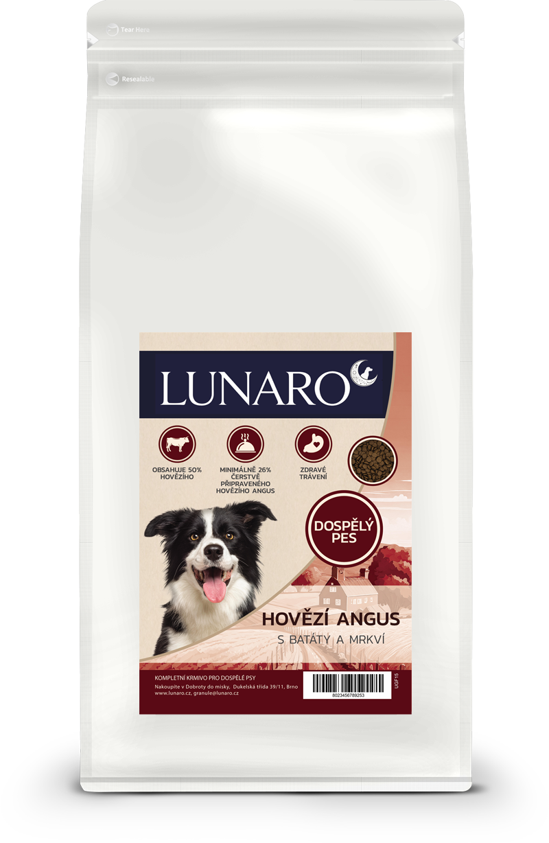 Lunaro Ebon Grace Adult 2kg - hovězí Angus s batáty