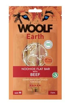 Woolf pochoutka Earth NOOHIDE  Beef  M /90g
